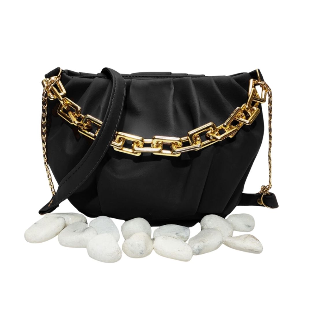 Hand bags for girls with Stylish Golden chain And Long strap