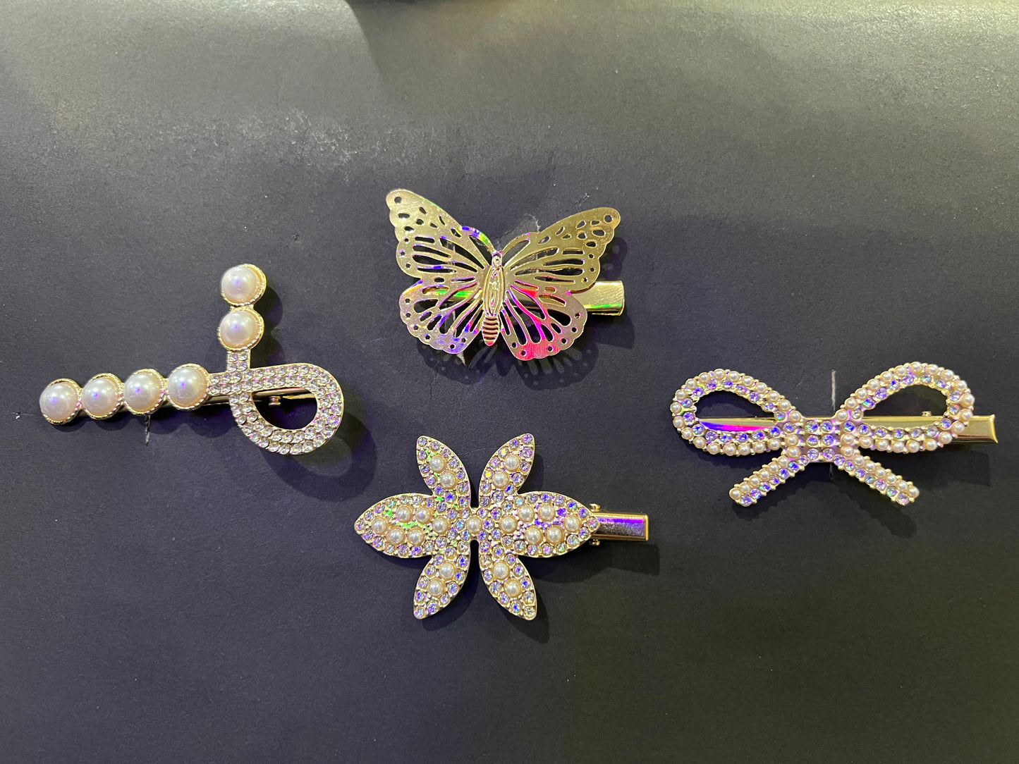 Set of 5 hair clips for grls