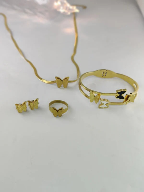 Golden Grace Butterfly Jewelry