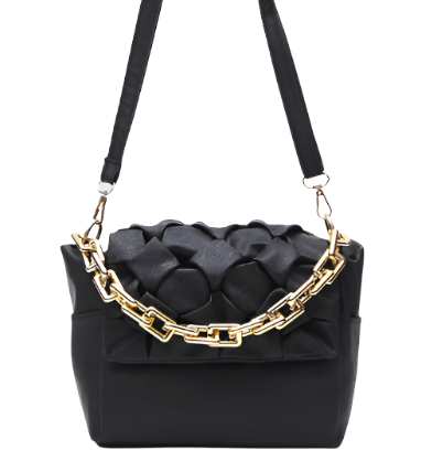 Stylish and Functional Black Crossbody Bag for Women