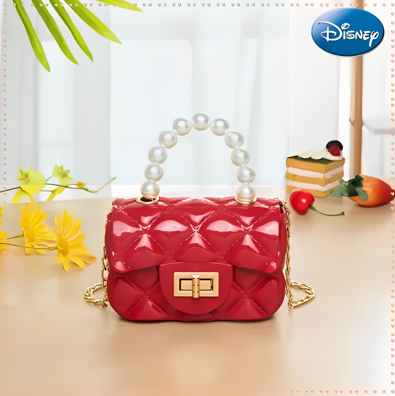 Exquisite Pearl-Embellished Mini Bag - The Ultimate Jelly Crossbody Purse for Fashionable Females