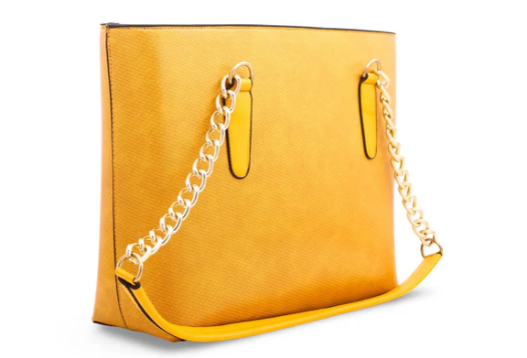 Sophisticated Sunshine: Yellow Formal Shoulder Bag P55516